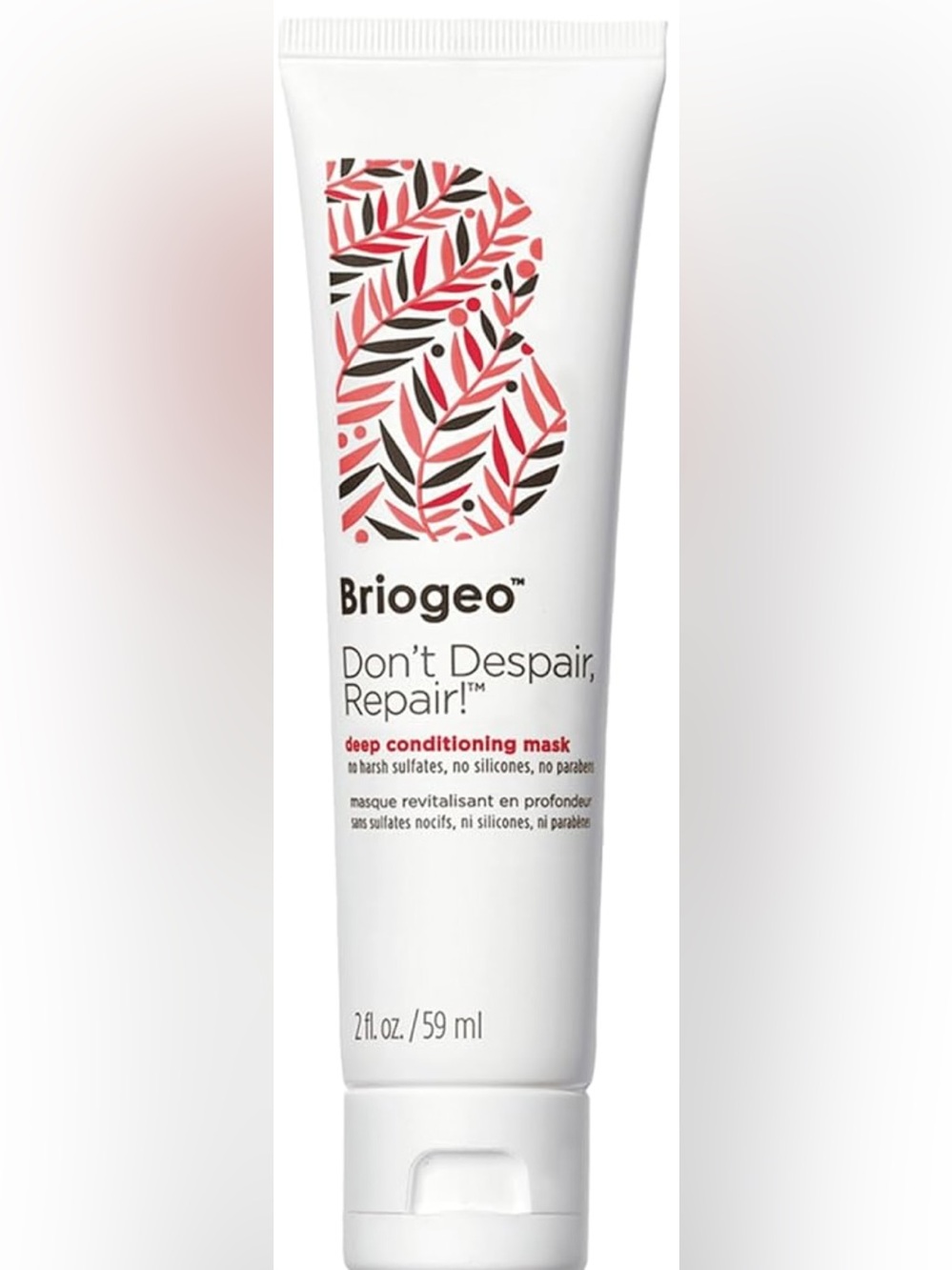 Briogeo Don't Despair, Repair! Deep Conditioning Mask - White with Coral Accent